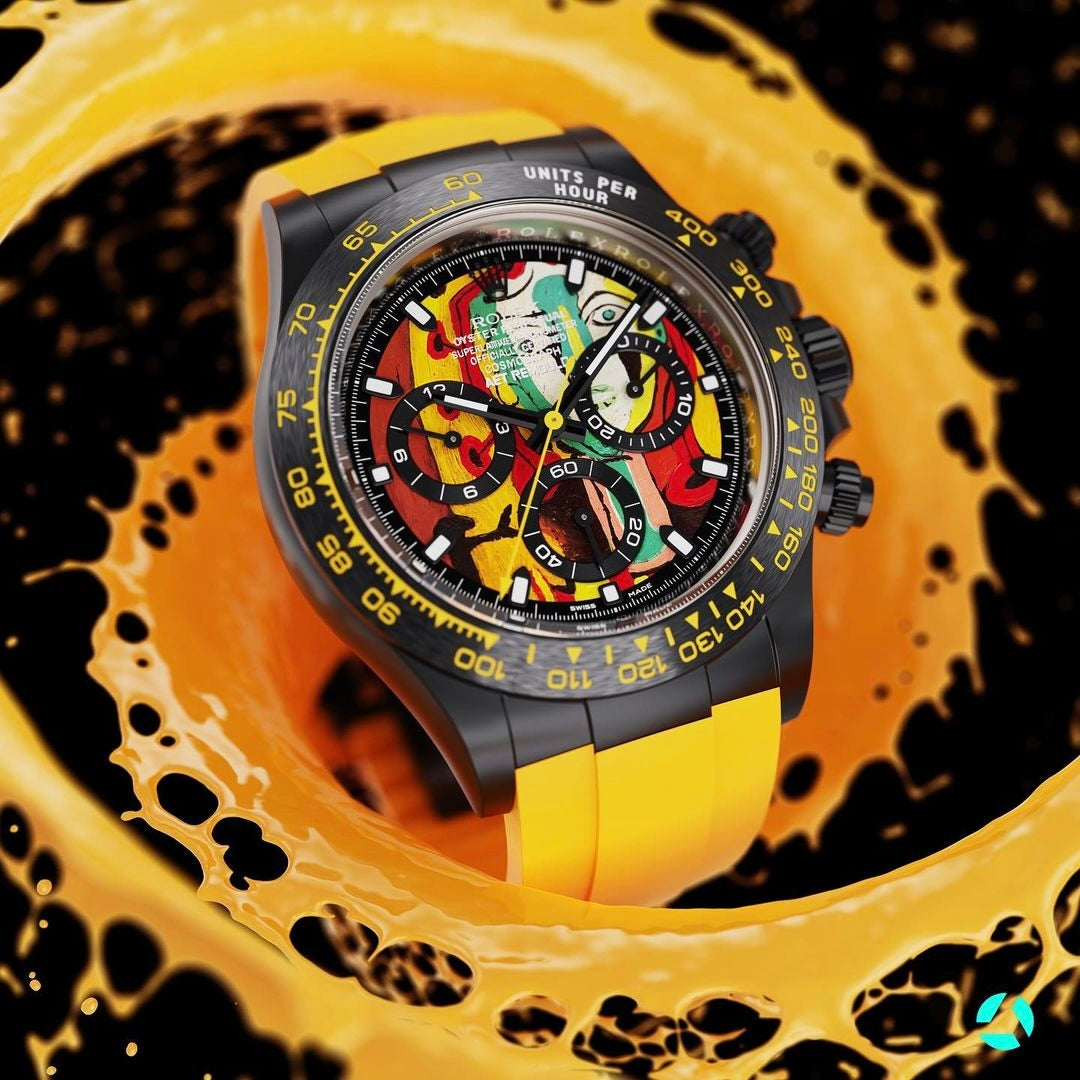 AET REMOULD 勞力士 地通拿 YOUNG LADY RUBBER STRAP 陶瓷手錶 Rolex Daytona Ceramic | WORLDTIMER