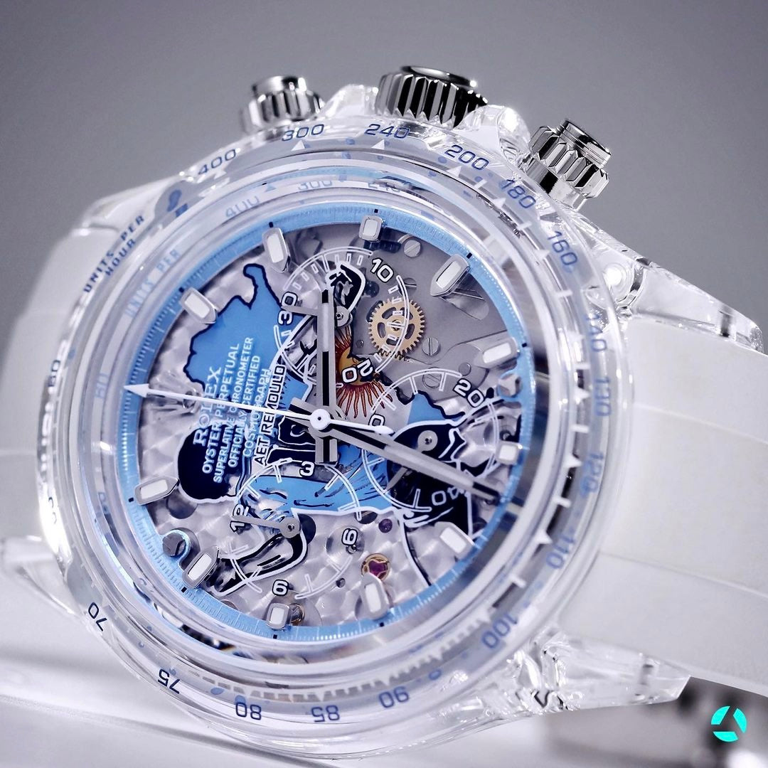 AET REMOULD Rolex Sapphire Daytona ARGENTINA EDITION | WORLDTIMER