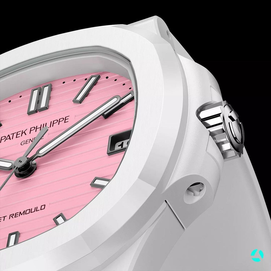 AET REMOULD Patek Nautilus 5711 SPIAGGIA ROSA | WORLDTIMER