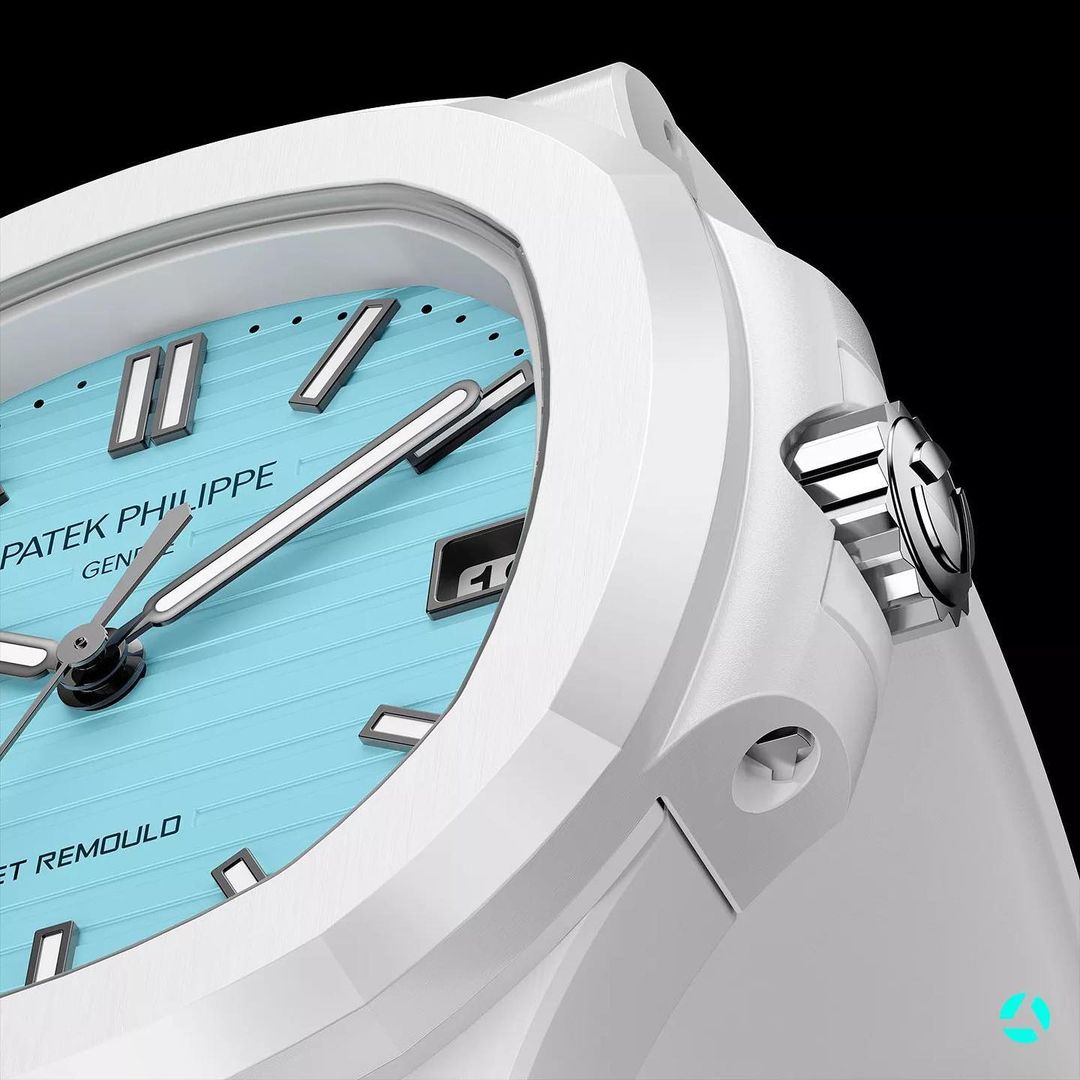 AET REMOULD Patek Philippe Nautilus Roselend Blue 5711 百達翡麗 金鷹5711 | WORLDTIMER