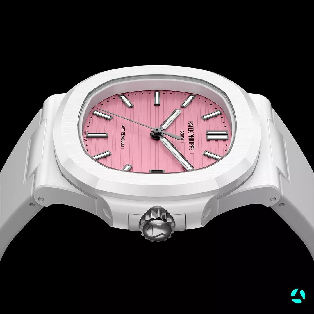 AET REMOULD Patek Nautilus 5711 SPIAGGIA ROSA | WORLDTIMER