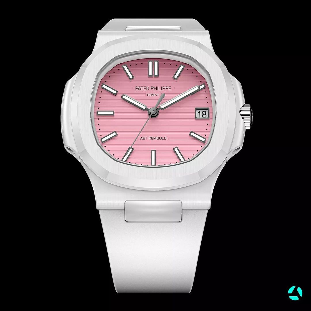 AET REMOULD Patek Nautilus 5711 SPIAGGIA ROSA | WORLDTIMER