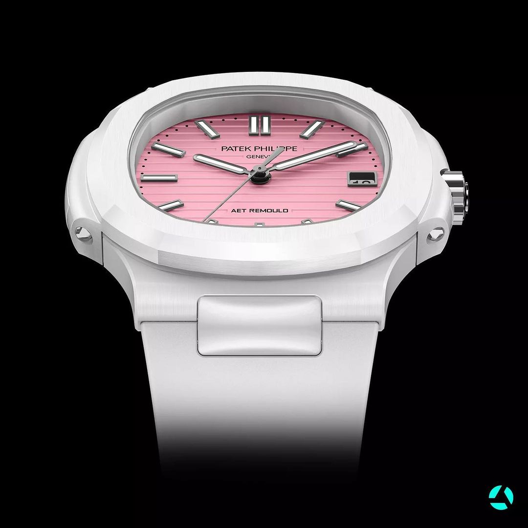 AET REMOULD Patek Nautilus 5711 SPIAGGIA ROSA | WORLDTIMER