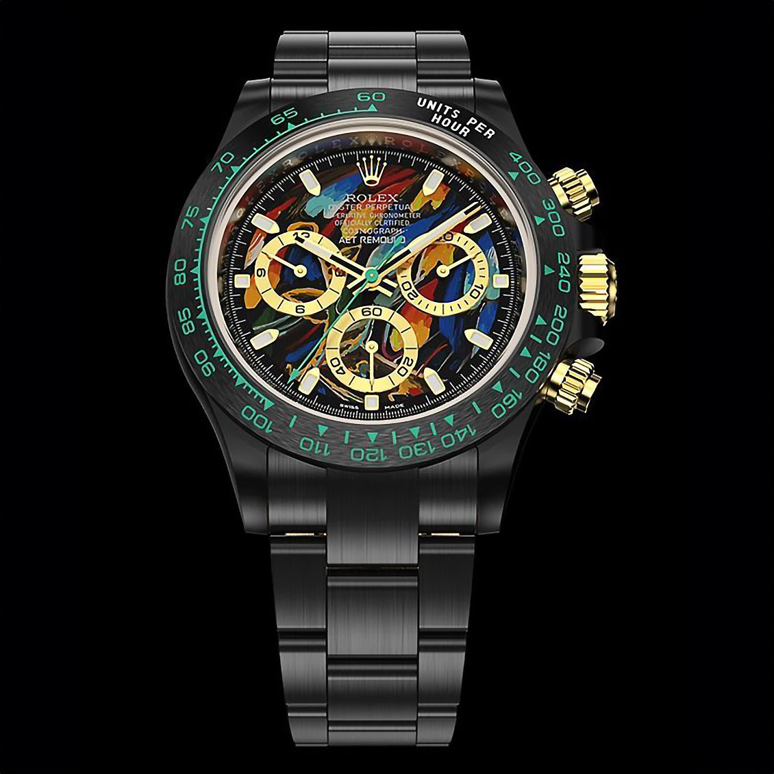AET REMOULD 勞力士 地通拿 CHARLES THE GREAT 全陶瓷手錶 Rolex Ceramic Daytona | WORLDTIMER