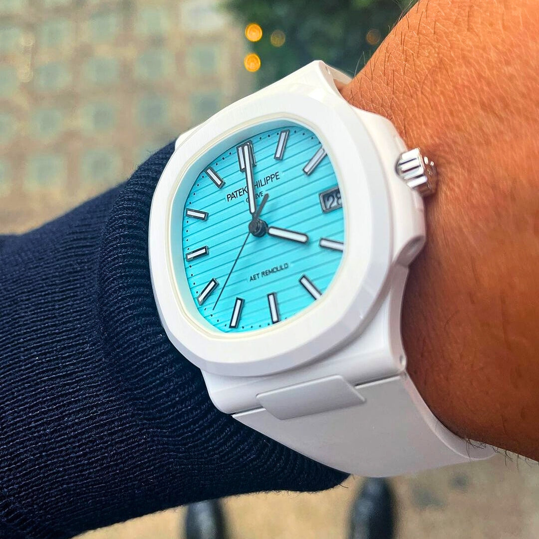 AET REMOULD Patek Philippe Nautilus Tiffany Blue 5711 百達翡麗 金鷹5711 | WORLDTIMER