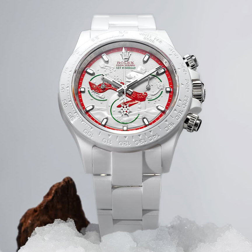 AET REMOULD 为您带来最令人向往的圣诞腕表 Rolex Daytona AET REMOULD Christmas Snowman | WORLDTIMER