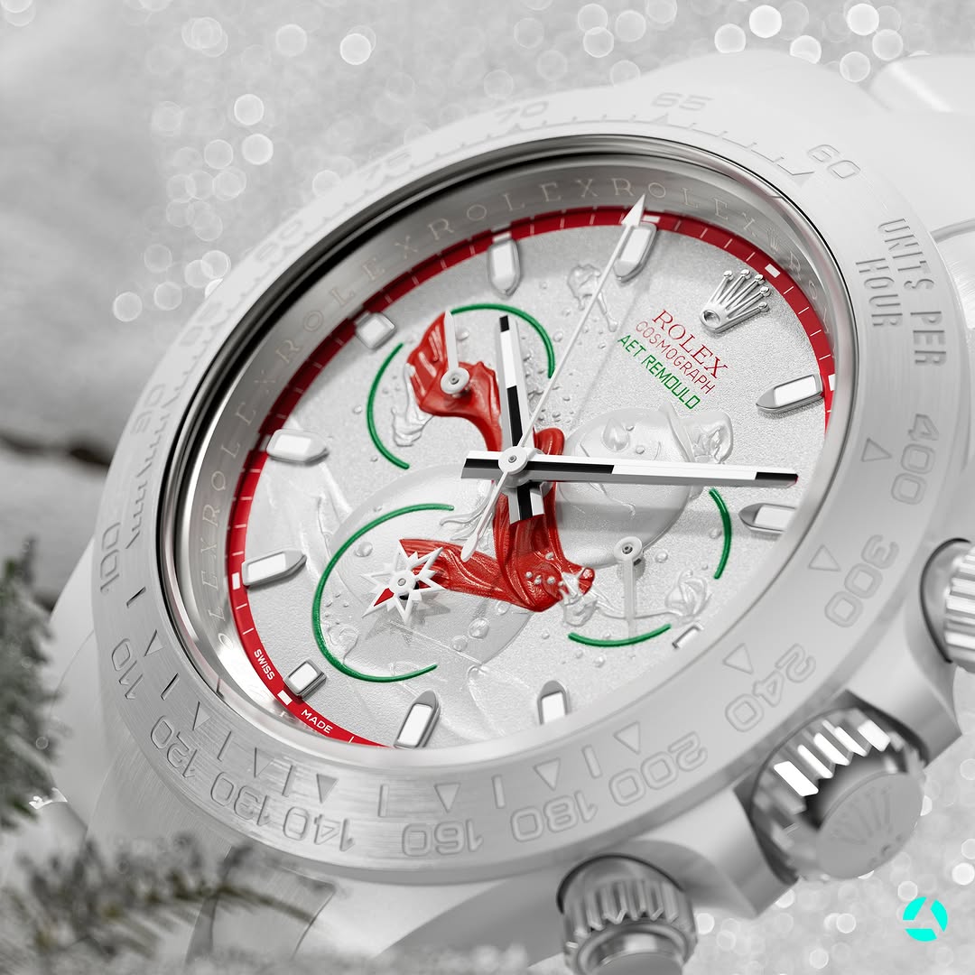 AET REMOULD 为您带来最令人向往的圣诞腕表 Rolex Daytona AET REMOULD Christmas Snowman | WORLDTIMER