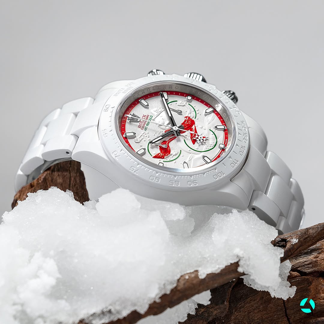 AET REMOULD 为您呈献最梦幻的圣诞腕表 AET REMOULD Rolex Daytona Christmas Snowman | WORLDTIMER