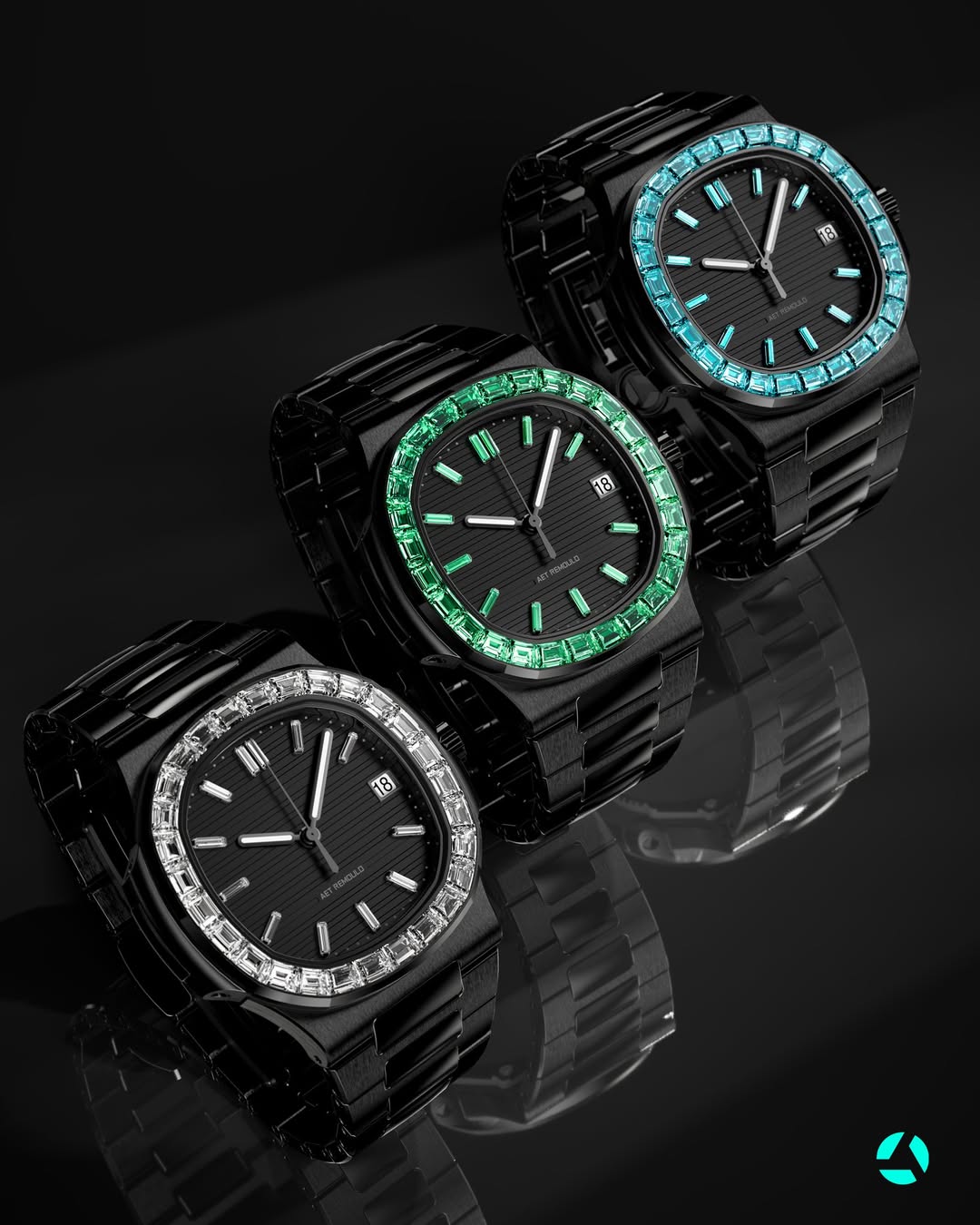 Blue Diamonds AET REMOULD Patek Philippe Nautilus Blue Realm | 藍色鑽石 百達翡麗金鷹 5711/111P-001 | WORLDTIMER