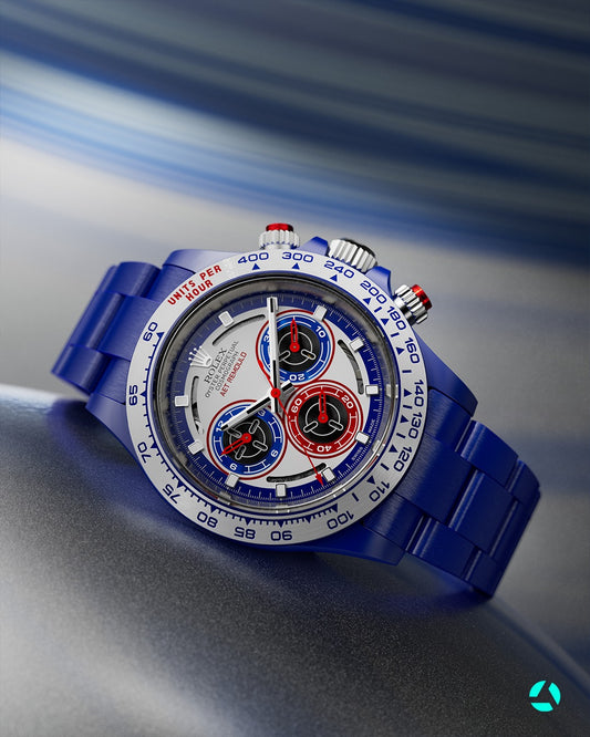 AET REMOULD Rolex Daytona "SPEED" F1儀表板 靈感 勞力士地通拿 40毫米訂製腕錶 | WORLDTIMER