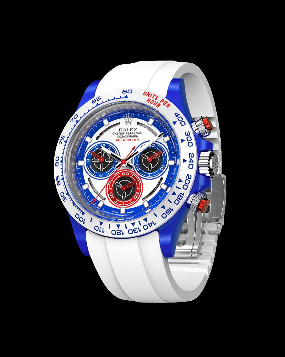 AET REMOULD Rolex Daytona SPEED (RUBBER STRAP) 勞力士 地通拿 40毫米訂製腕錶 | WORLDTIMER