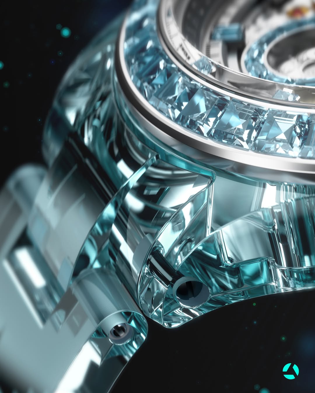 AET REMOULD Rolex Sapphire Daytona AZURE ELEGANCE 水晶勞力士 藍寶石地通拿 | WORLDTIMER