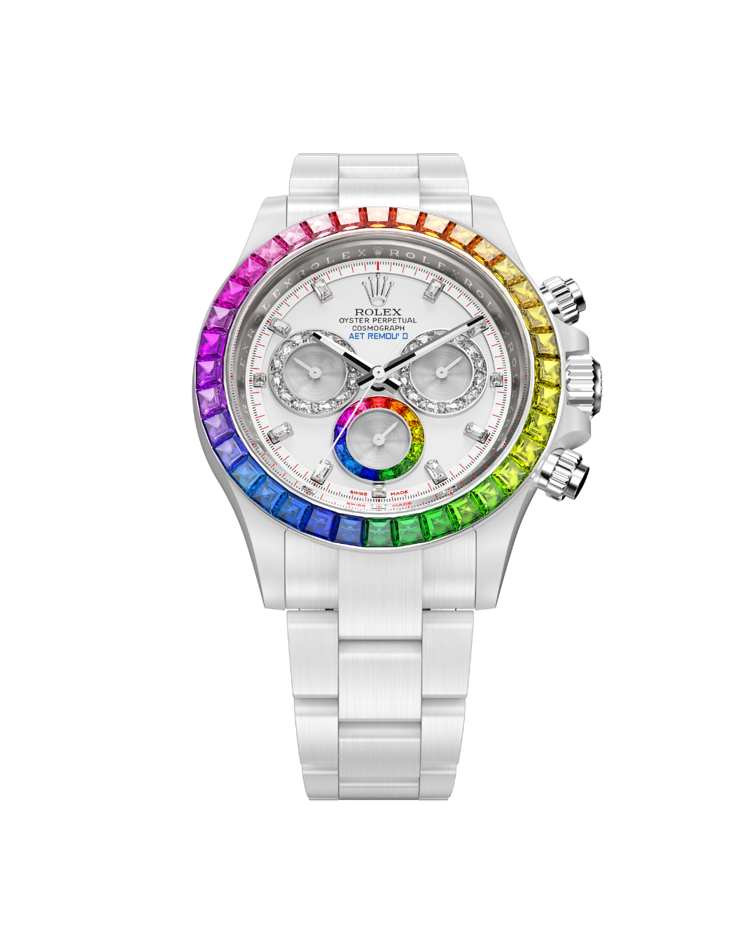 Rolex Daytona AET Remould POLARIS SWIRL (WHITE) 劳力士彩虹迪 | WORLDTIMER