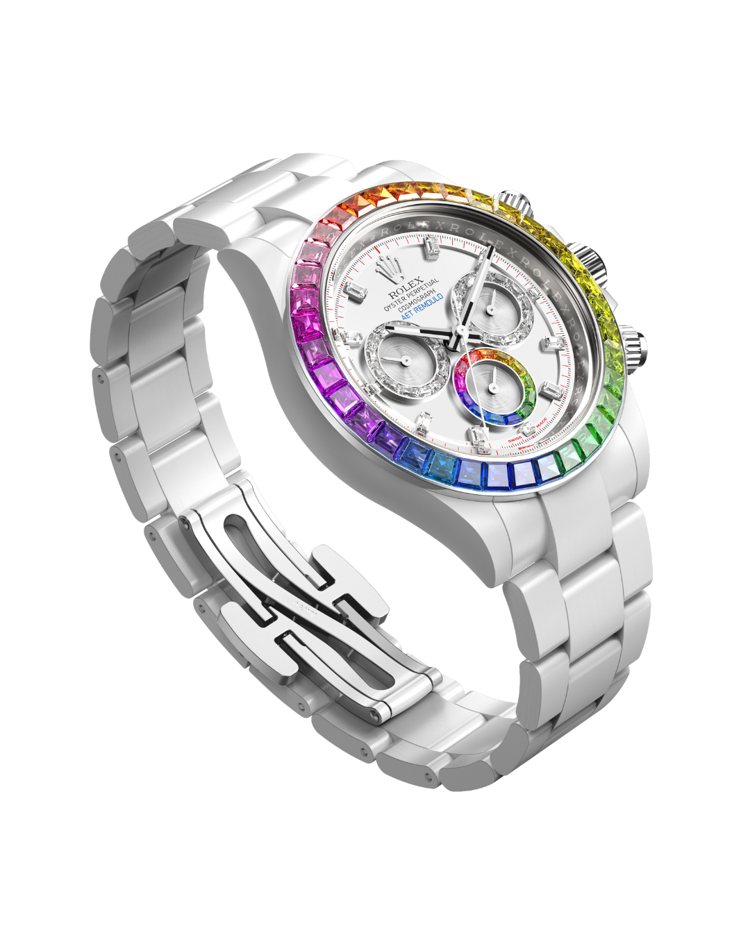 Rolex Daytona AET Remould POLARIS SWIRL (WHITE) 劳力士 彩虹迪 | WORLDTIMER