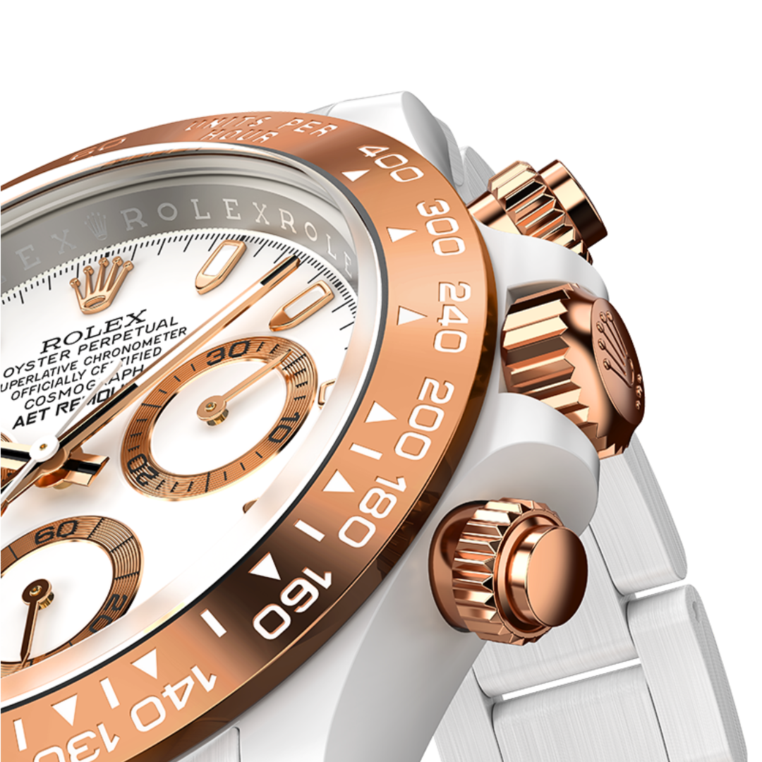 AET REMOULD Rolex Ceramic Daytona PLATINUM-COLORED CLASSIC | WORLDTIMER