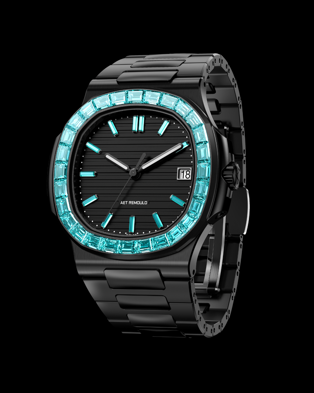 Blue Diamonds AET REMOULD Patek Philippe Nautilus Blue Realm 5711/111P | 藍色鑽石 百達翡麗Nautilus 5711/111P-001 | WORLDTIMER