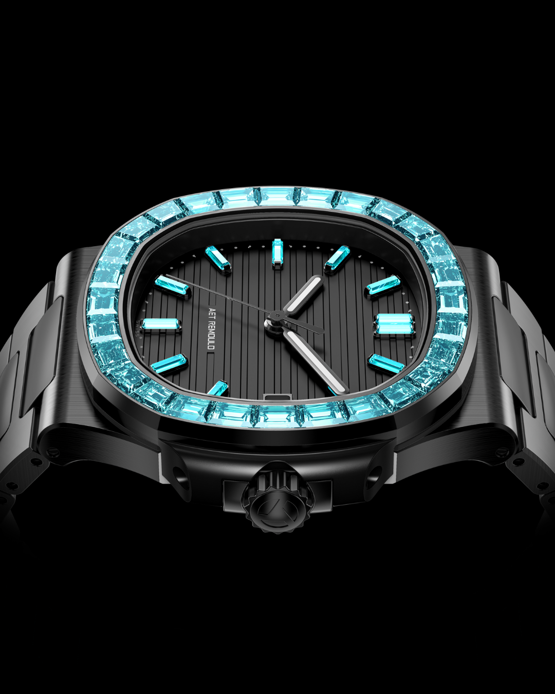 Blue Diamonds AET REMOULD Patek Philippe Nautilus Blue Realm 5711/111P | 藍色鑽石 百達翡麗 金鷹5711 | WORLDTIMER
