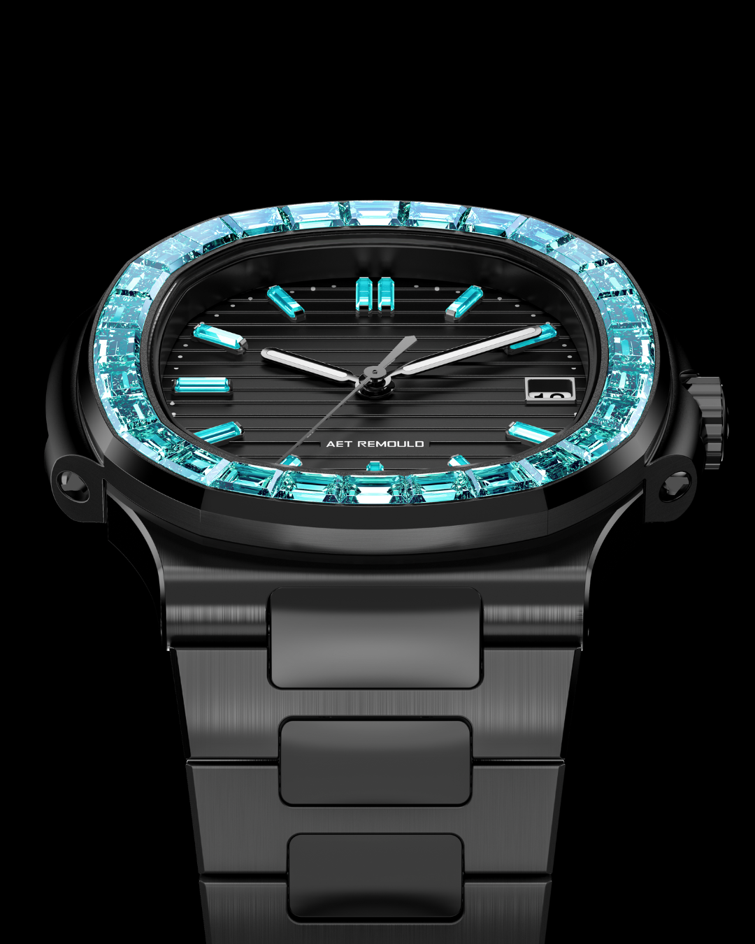 Blue Diamonds AET REMOULD Patek Philippe Nautilus Blue Realm | 藍色鑽石 百達翡麗金鷹 5711/111P-001 | WORLDTIMER