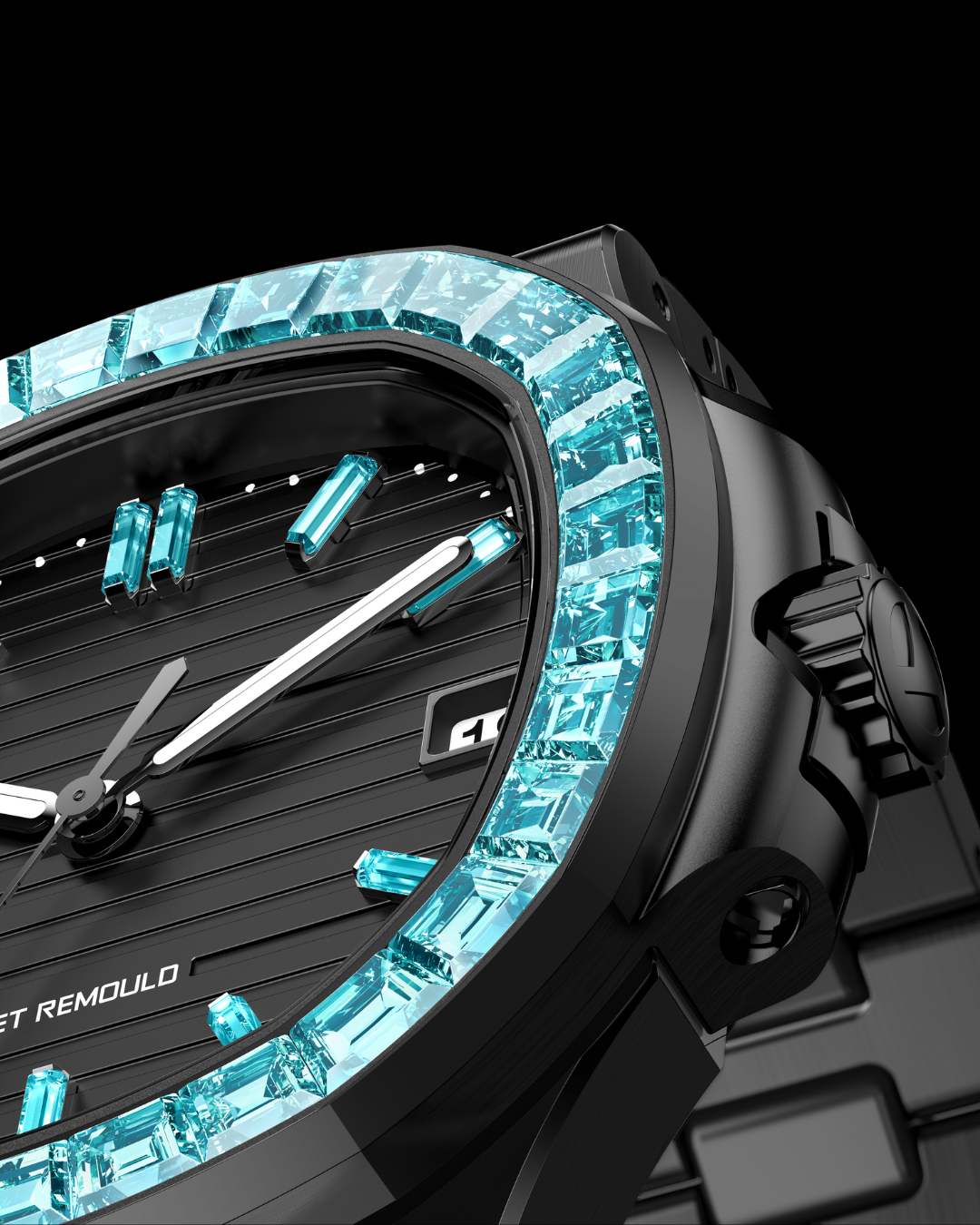 Blue Diamonds AET REMOULD Patek Nautilus Blue Realm 5711/111P-001 | 藍色鑽石 百達翡麗 金鷹5711 | WORLDTIMER