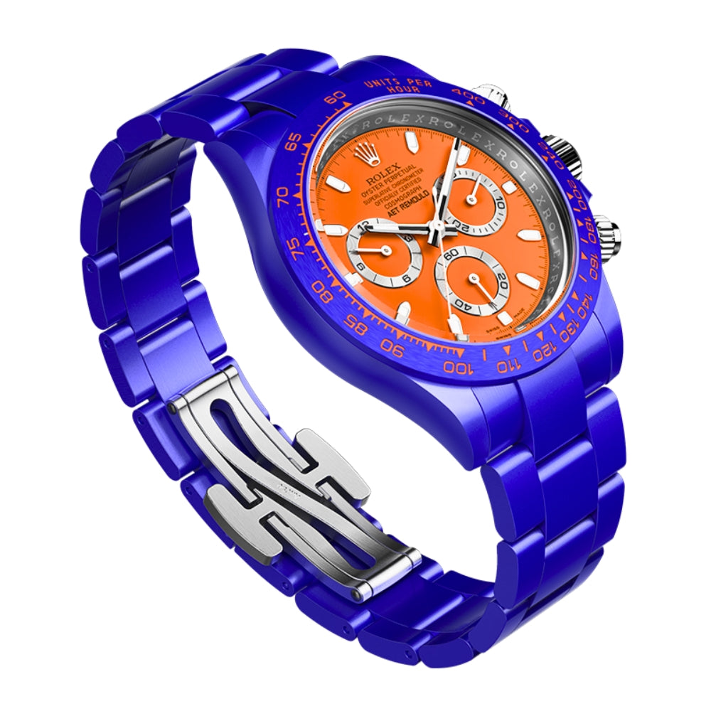 AET REMOULD 勞力士 地通拿 SAKHIR ORANGE 全陶瓷手錶 Rolex Ceramic Daytona | WORLDTIMER