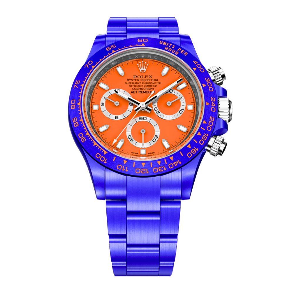 AET REMOULD 勞力士 地通拿 SAKHIR ORANGE 全陶瓷手錶 Rolex Ceramic Daytona | WORLDTIMER