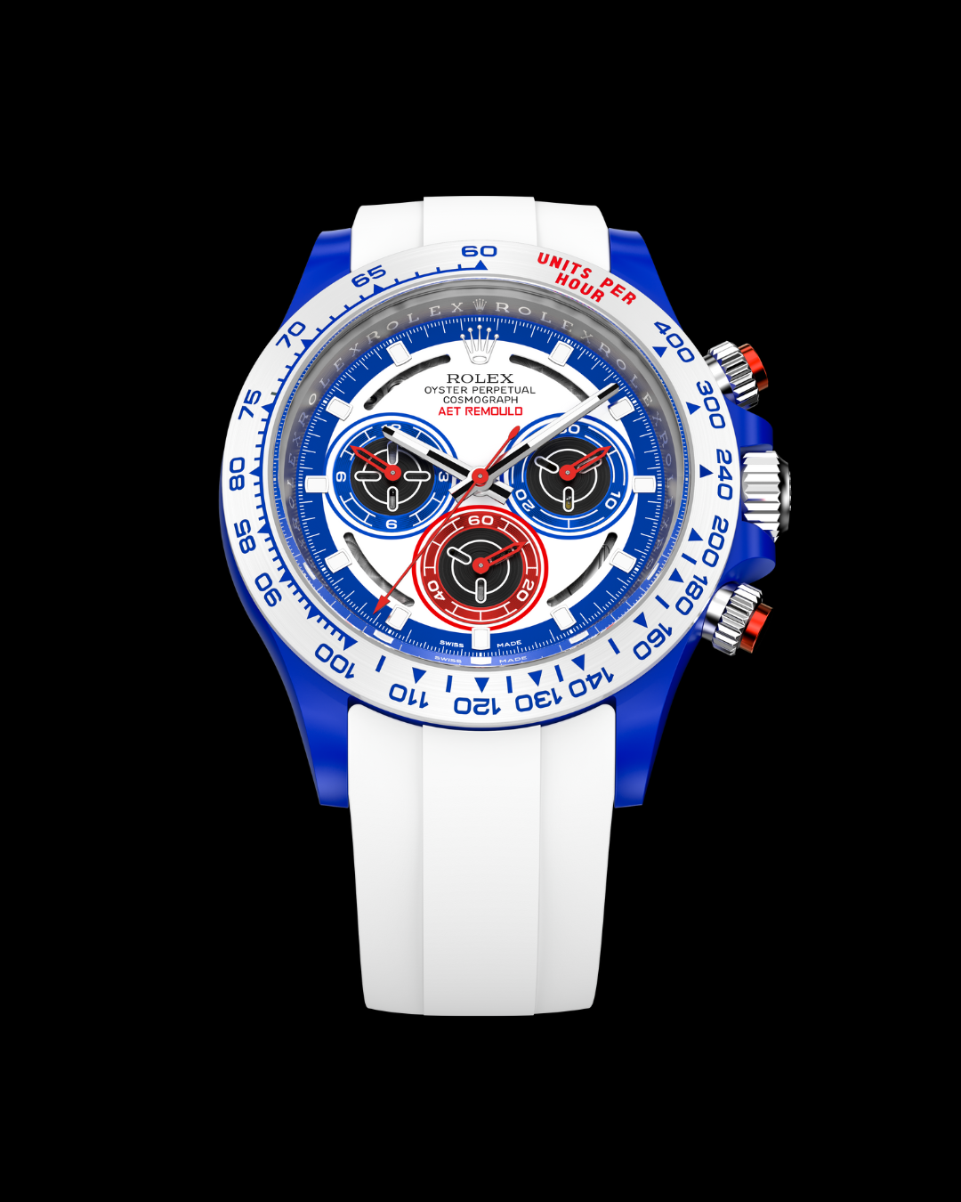 AET REMOULD Rolex Daytona SPEED (RUBBER STRAP) 勞力士 地通拿 40毫米訂製腕錶 | WORLDTIMER