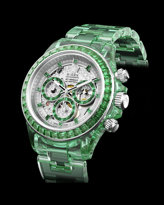 Sapphire Rolex Daytona AET Remould VERDANT MARVEL 勞力士水晶 藍寶石地通拿 | WORLDTIMER