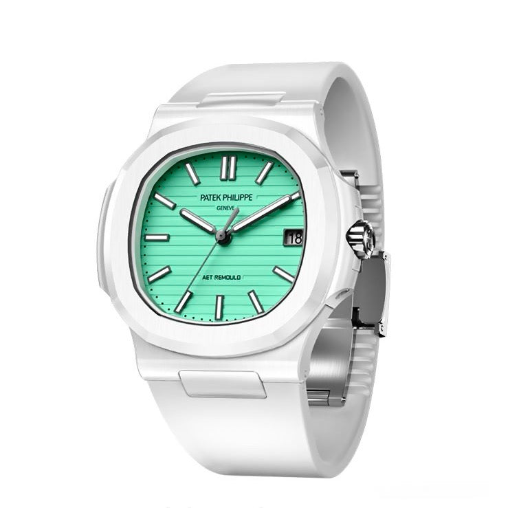 AET REMOULD Patek Philippe Nautilus 5711 BISCAY GREEN | WORLDTIMER
