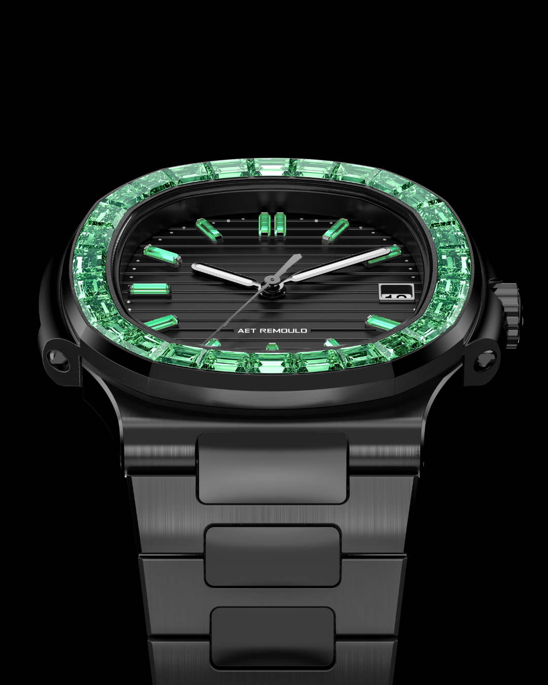 AET REMOULD Patek Nautilus TSAVORITE 5711/113P | 百達翡麗Nautilus 金鷹5711 | WORLDTIMER
