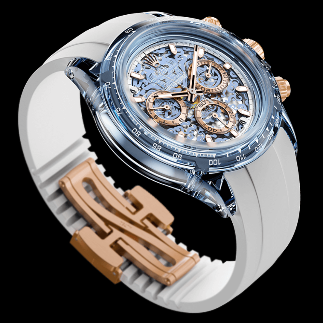 Rolex Daytona - The Colorful Rebirth of a Classic by AET REMOULD 以定制設計和色彩藝術,重新定義勞力士地通拿的奢華 | WORLDTIMER