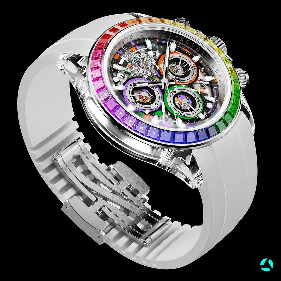 AET REMOULD Rolex Rainbow Daytona "AFTER-RAIN" | WORLDTIMER