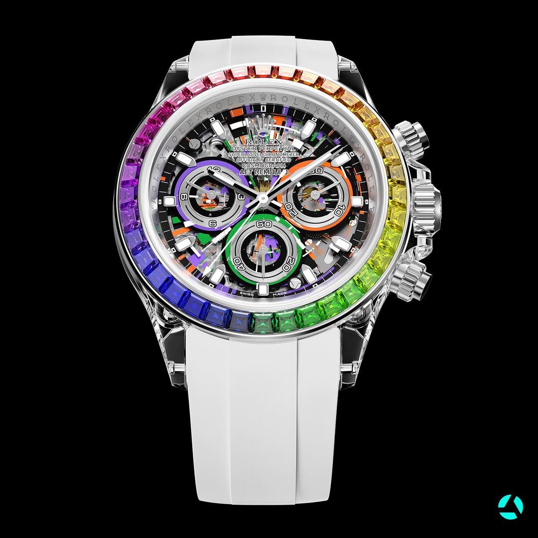 AET REMOULD Rolex Rainbow Daytona "AFTER-RAIN" | WORLDTIMER