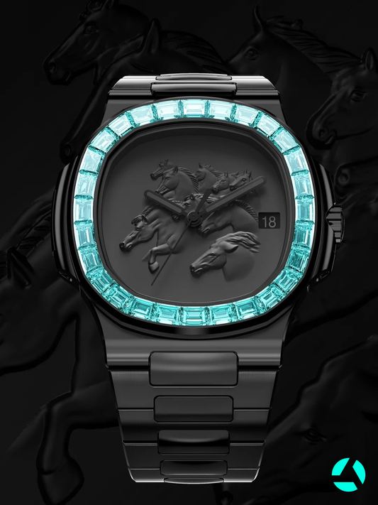 🧧 AET REMOULD Patek Nautilus｜HORSE Diamond Masterpiece 💎 馬年春節獻禮｜AET REMOULD 百達翡麗 鑽石鸚鵡螺 | WORLDTIMER