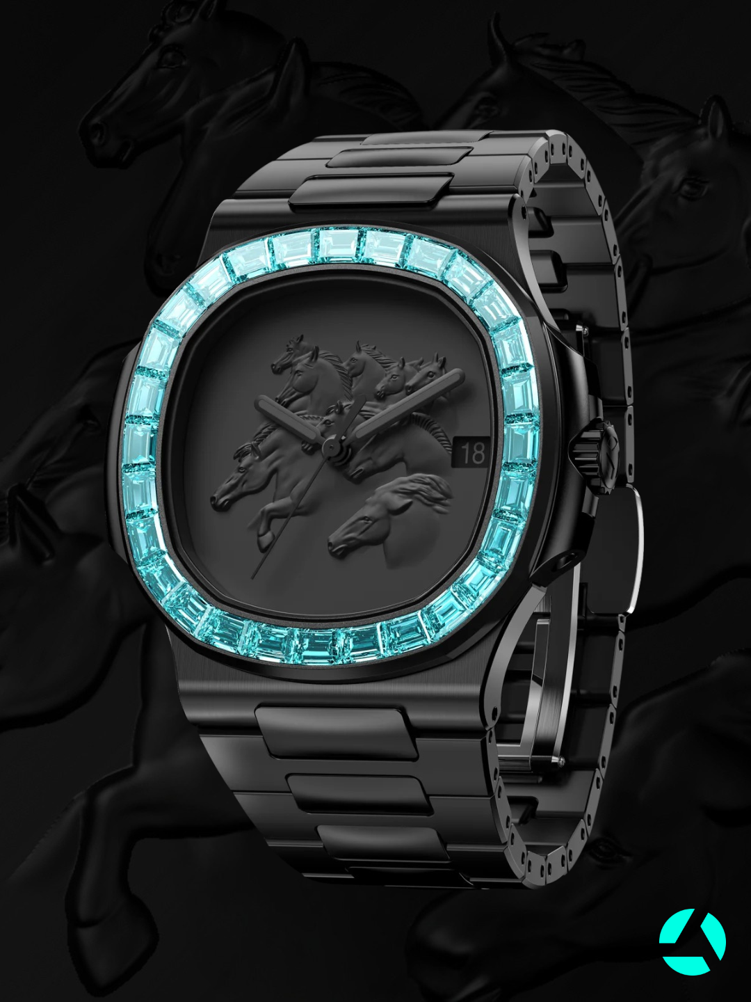 🧧 AET REMOULD Patek Nautilus｜HORSE Diamond Masterpiece 💎 馬年春節獻禮｜AET REMOULD 百達翡麗 鑽石鸚鵡螺 | WORLDTIMER