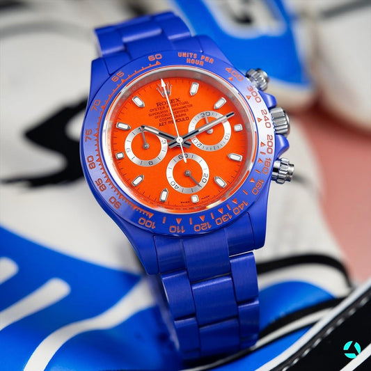 AET REMOULD 勞力士 地通拿 SAKHIR ORANGE 全陶瓷手錶 Rolex Ceramic Daytona | WORLDTIMER