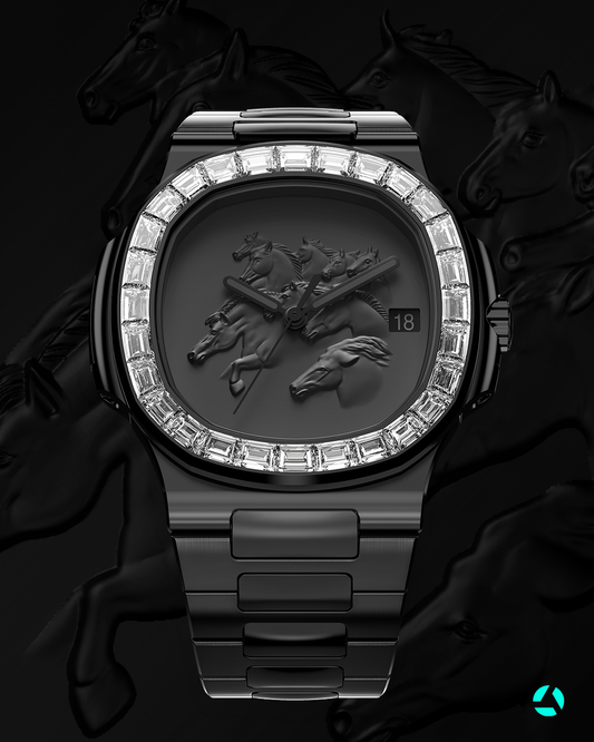 Patek Philippe Nautilus CHINESE NEW YEAR HORSE Watch 百達翡麗 鸚鵡螺5711 馬年訂製寶石腕錶 | WORLDTIMER