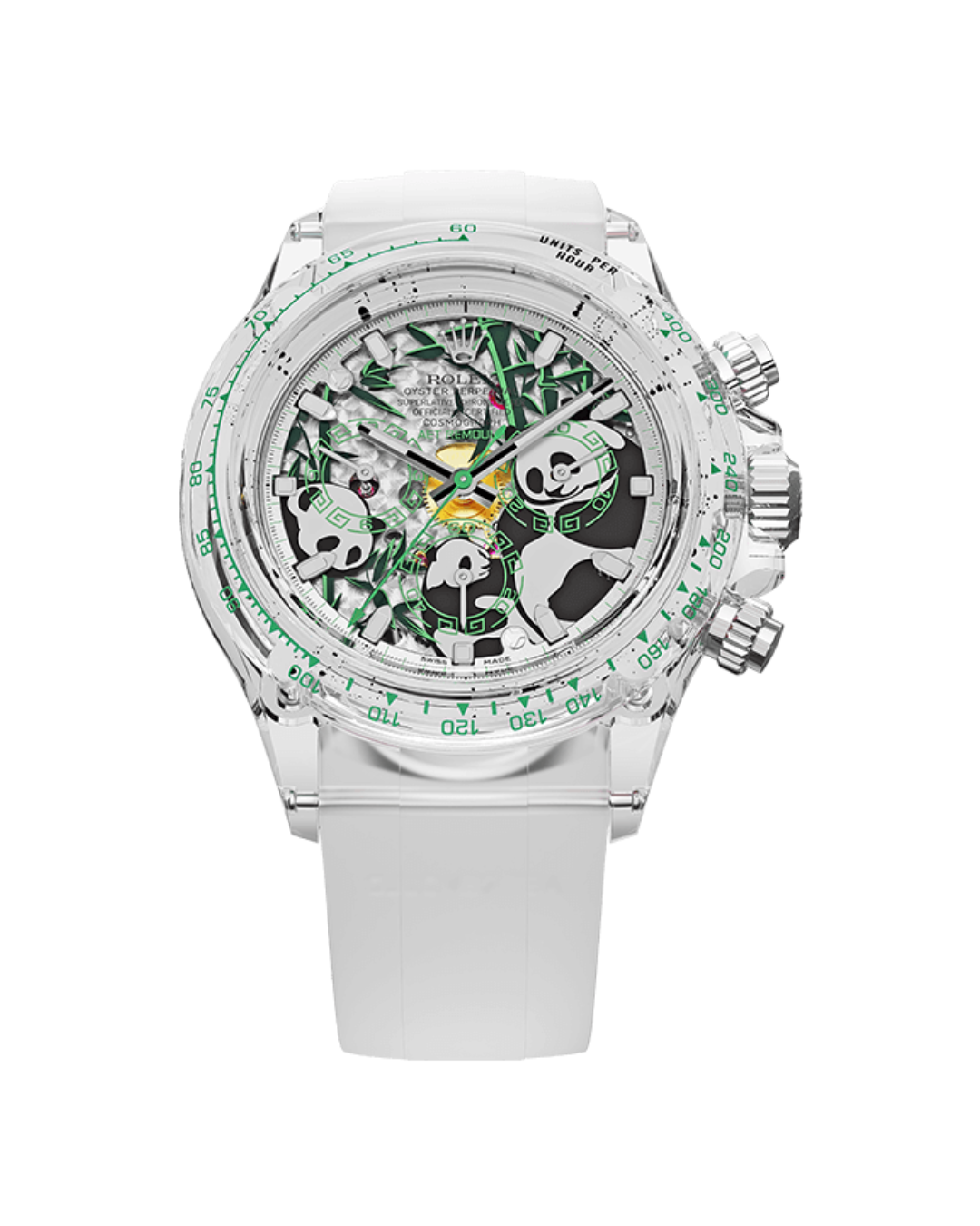 AET REMOULD Rolex Daytona Sapphire PANDA DIAL "CHINA EDITION" 中國熊貓勞力士 水晶地通拿 | WORLDTIMER
