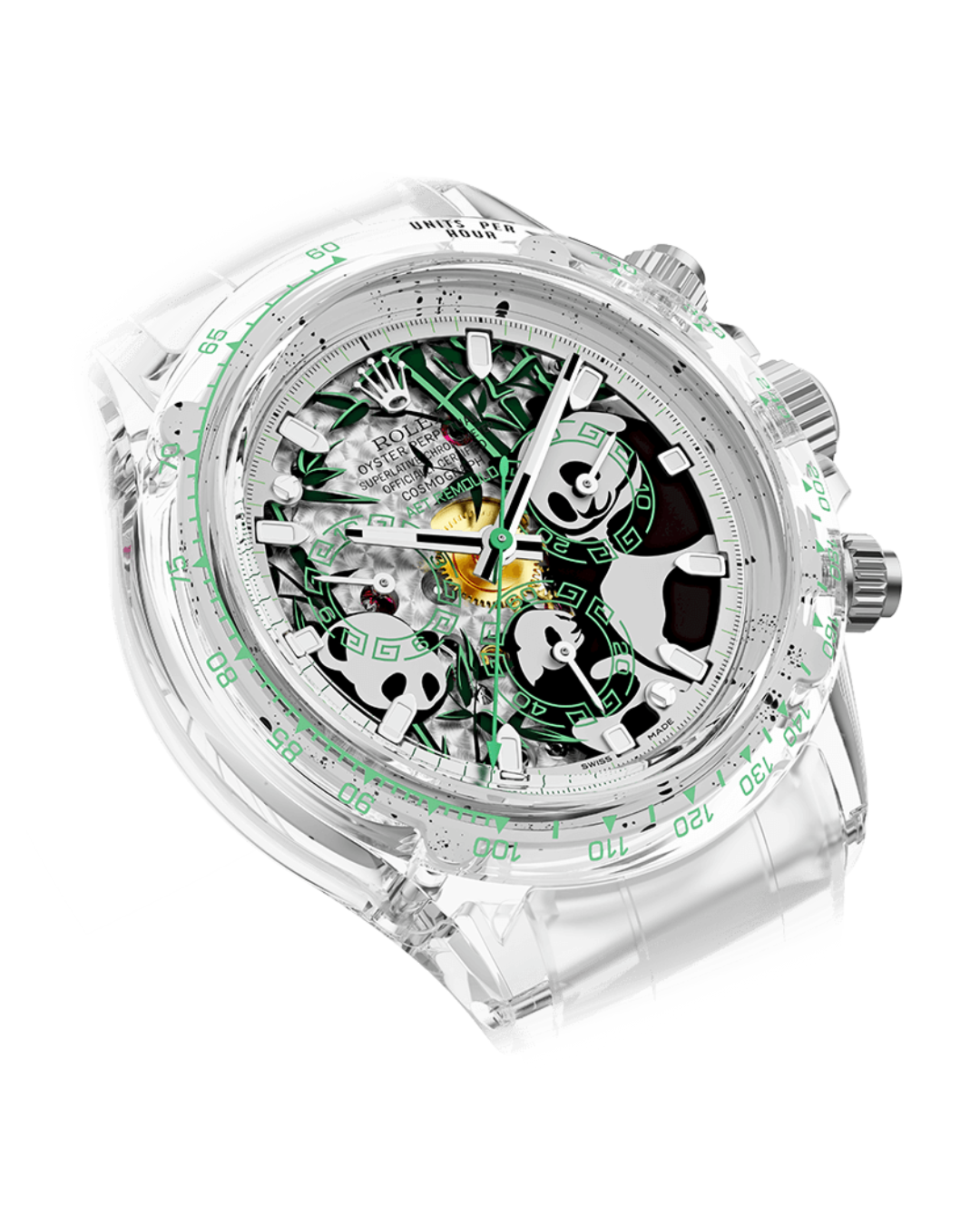 AET REMOULD Rolex Daytona Sapphire PANDA DIAL "CHINA EDITION" 中國熊貓勞力士 水晶地通拿 | WORLDTIMER