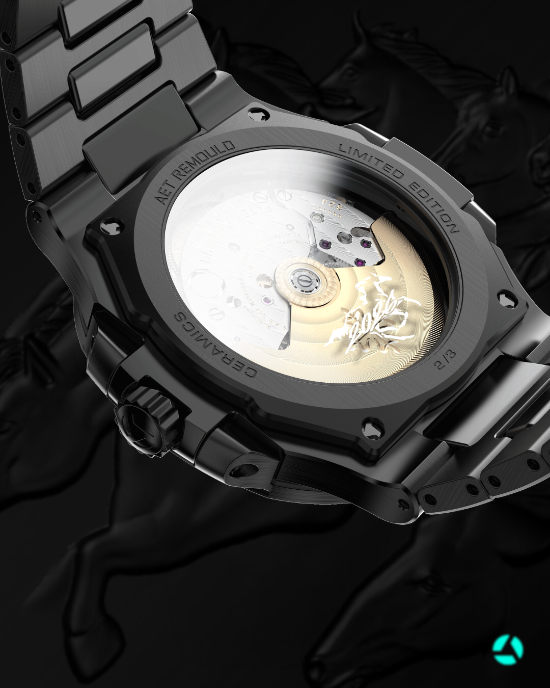 🏮 Chinese Horse Year • Ceramic • Nautilus • AET REMOULD 🐎馬年限量版 百達翡麗鸚鵡螺🧧 | WORLDTIMER