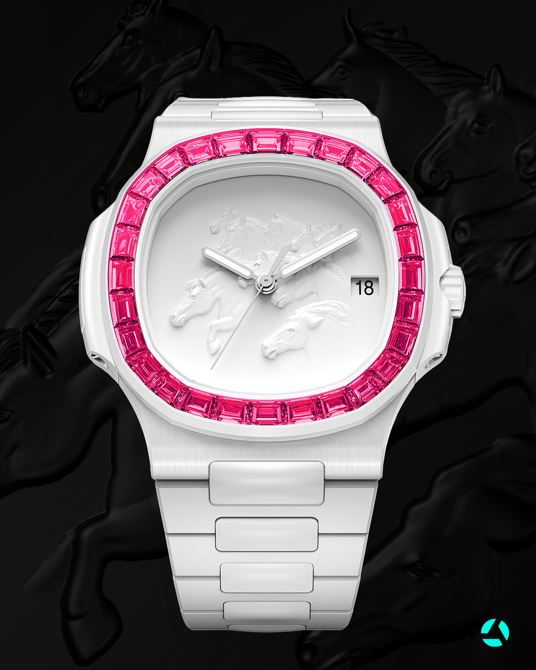 AET REMOULD Patek Diamond Nautilus TOPAZ CNY Special Edition 馬年新春臻藏｜AET REMOULD 百達翡麗鸚鵡螺 鑽石女錶 | WORLDTIMER