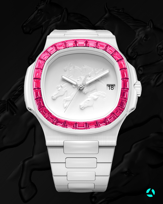 AET REMOULD Patek Diamond Nautilus TOPAZ CNY Special Edition 馬年新春臻藏｜AET REMOULD 百達翡麗鸚鵡螺 鑽石女錶 | WORLDTIMER