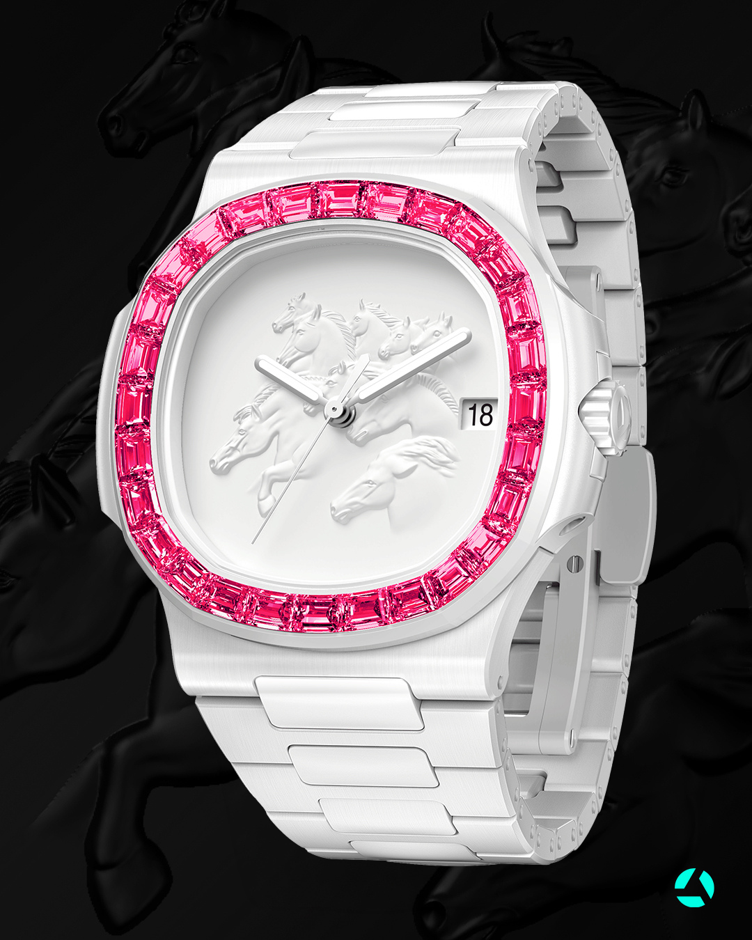 AET REMOULD Patek Diamond Nautilus TOPAZ CNY Special Edition 馬年新春臻藏｜AET REMOULD 百達翡麗鸚鵡螺 鑽石女錶 | WORLDTIMER