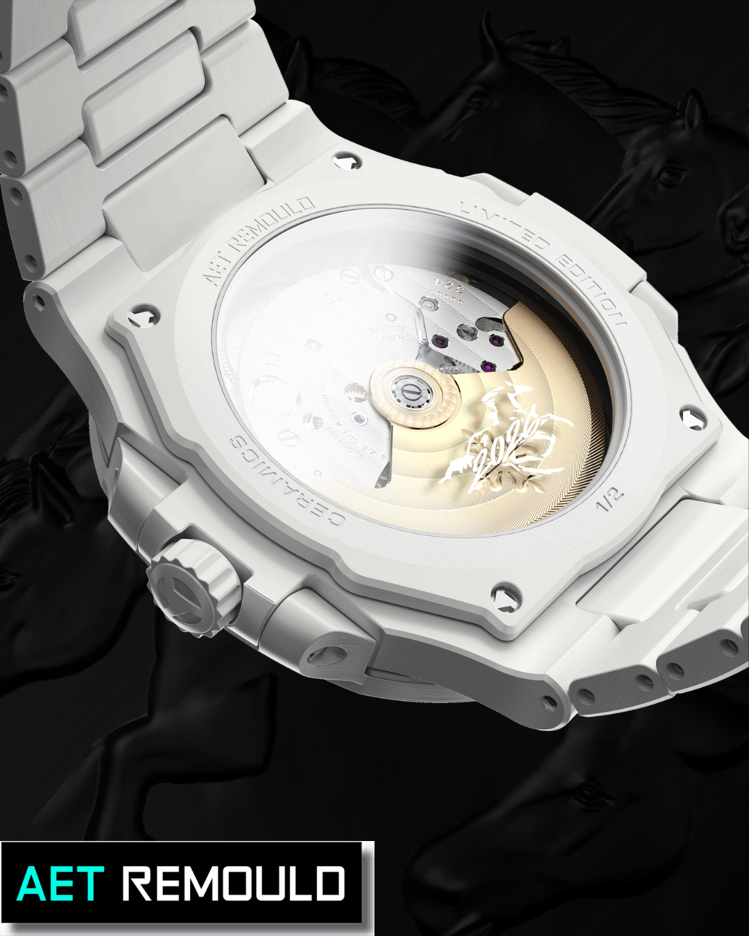 AET REMOULD Patek Diamond Nautilus TOPAZ CNY Special Edition 馬年新春臻藏｜AET REMOULD 百達翡麗鸚鵡螺 鑽石女錶 | WORLDTIMER