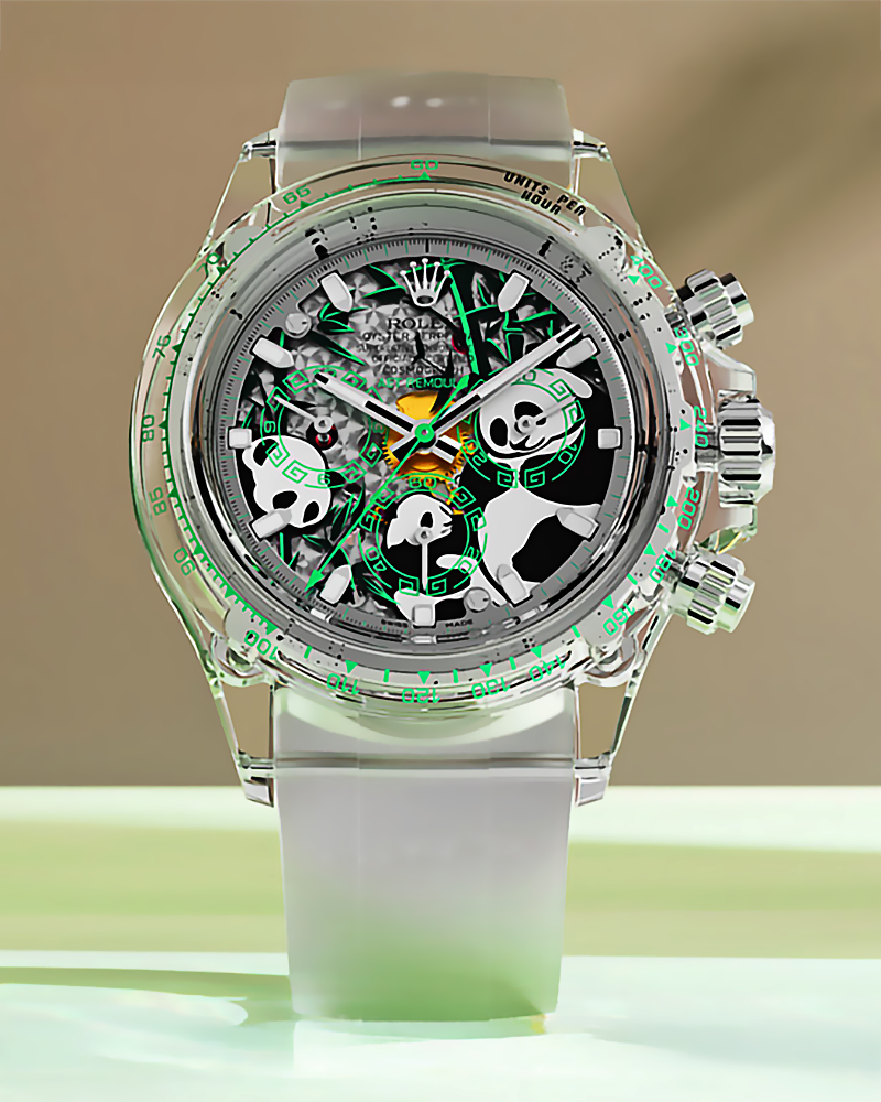 AET REMOULD Rolex Daytona Sapphire PANDA DIAL "CHINA EDITION" 中國熊貓勞力士 水晶地通拿 | WORLDTIMER