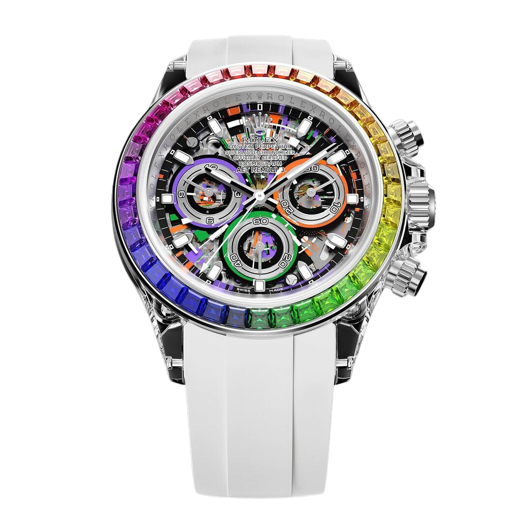 AET REMOULD Rainbow Rolex Daytona "AFTER-RAIN" | WORLDTIMER