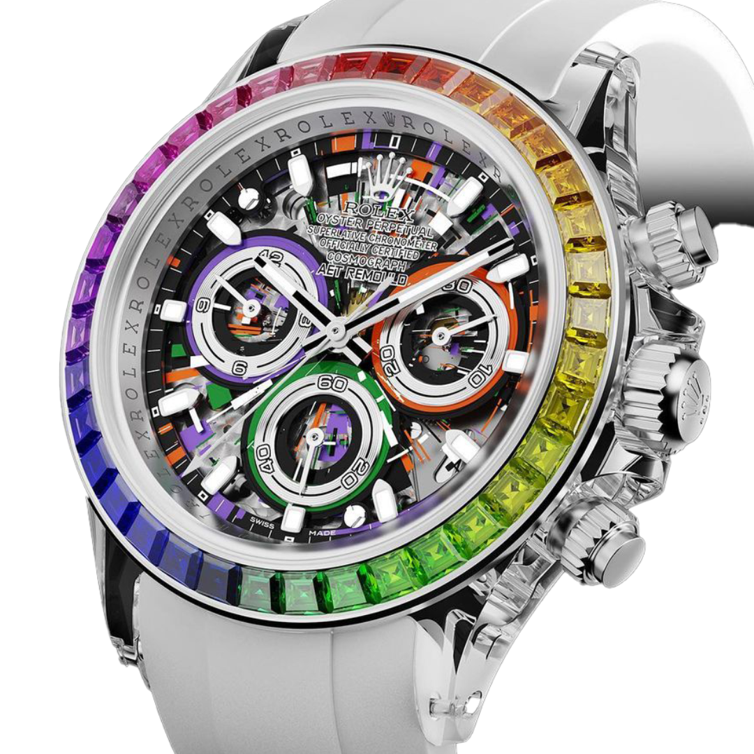 AET REMOULD Rainbow Rolex Daytona AFTER-RAIN | WORLDTIMER