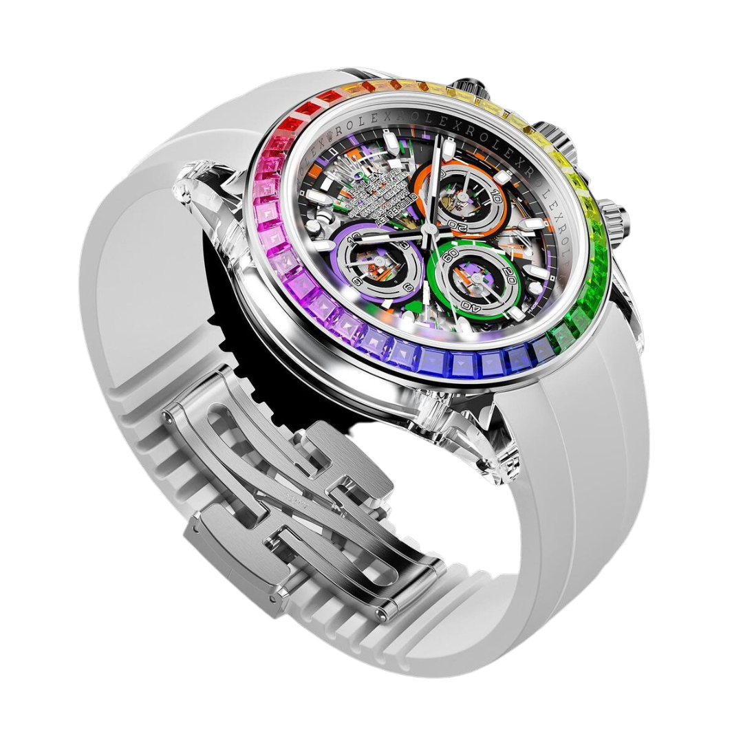 AET REMOULD Rainbow Rolex Daytona "AFTER-RAIN" | WORLDTIMER