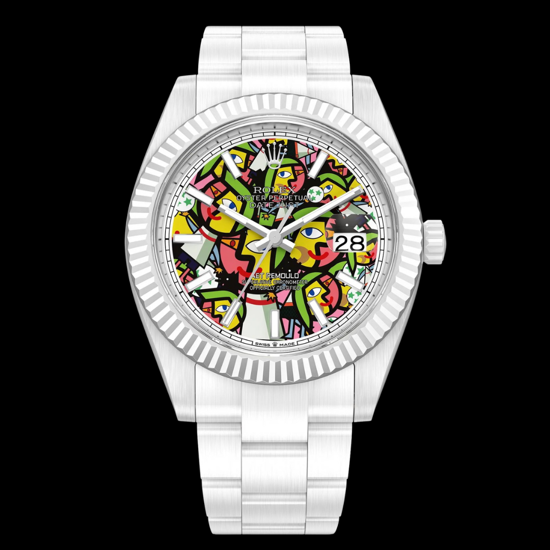 AET Remould Rolex Datejust Boy&Girl-Sun PICASSO Edition 勞力士日誌型 全陶瓷手錶 | WORLDTIMER