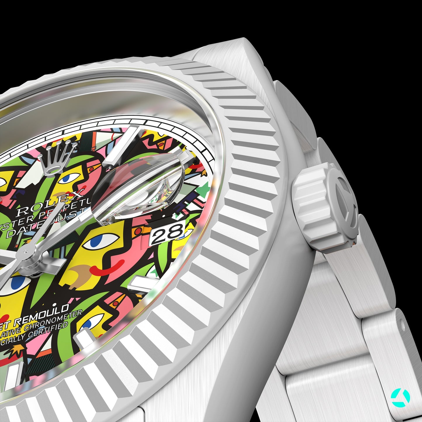 Rolex Datejust AET Remould Boy&Girl-Sun PICASSO Edition 劳力士 日志型 全陶瓷手表 | WORLDTIMER