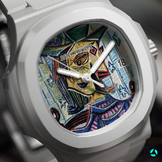 AET Remould x Picasso Patek Philippe Nautilus 5711 "SEATED PORTRAIT OF DORA MAAR" 百達翡麗 金鷹5711 全陶瓷手錶 | WORLDTIMER